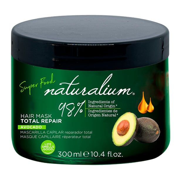 Hair mask with Naturalium Superfood avocado extract (300ml): With total repair effect to strengthen hair